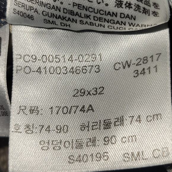 Levis 514 Straight Fit Flex Men’s Jeans Size 29x32 Blue Straight - Picture 7 of 7